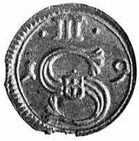 trzeciak 1619, Kraków, Aw: Monogram, Rw: Tarcze herbowe, Kop.III.4 -R-, H-Cz. 1390 Rl