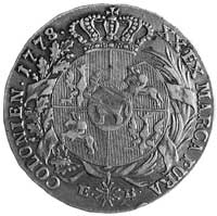 półtalar 1778, Warszawa, Aw: j.w., Rw: j.w., Kop