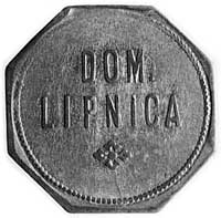 moneta zastępcza Dominium Lipnica, Aw: Napis, Rw: Nominał 20
