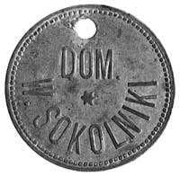 moneta zastępcza Dominium W. Sokolniki, Aw: Napis, Rw: Nominał 100