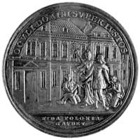 medal z okazji nieudanego porwania króla Stanisława Augusta 1771, medalier I.L. Oexlein, Aw: Alego..