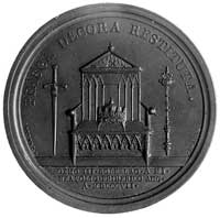 medal na pamiątkę utworzenia Księstwa Warszawskiego 1807, autorstwa Andrieu i Breneta, Aw: Głowa N..