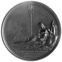 medal autorstwa Breneta na dotarcie armii francuskiej na linię Wisły 1807, Aw: Głowa Napoleona w p..
