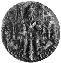 medal Trójcy Świętej roboty Hansa Reinharta Starszego za panowania Maurycego Saskiego 1541-1553, A..