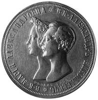 medal z okazji zaślubin Aleksandra Nikołajewicza