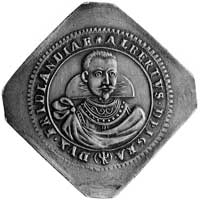 1/2 talara 1626 (klipa), Aw: Popiersie i napis, Rw: Tarcza herbowa i napis (XIX-wieczna moneta fan..