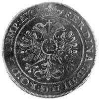 talar 1647, Aw: Popiersie św. Jana i napis, Rw: Orzeł dwugłowy i napis, Dav.5451