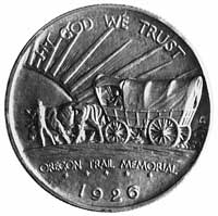 1/2 dolara 1926, Filadelfia, Aw: Zaprząg pionierów, Rw: Postać indianina