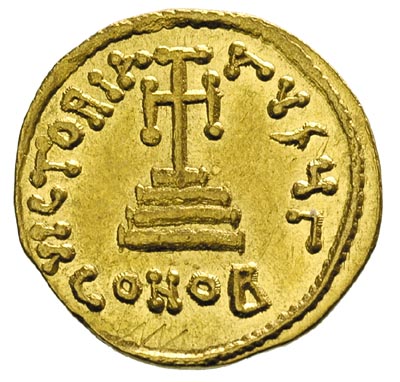 Konstans II 641-668, solidus, oficyna G, Aw: Pop