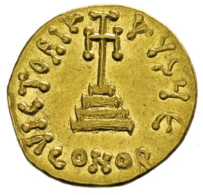 Konstans II 641-668, solidus, oficyna e, Aw: Pop