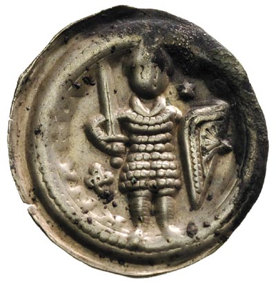 Anhalt, Bernard I Saski 1170-1212, brakteat, Ksi
