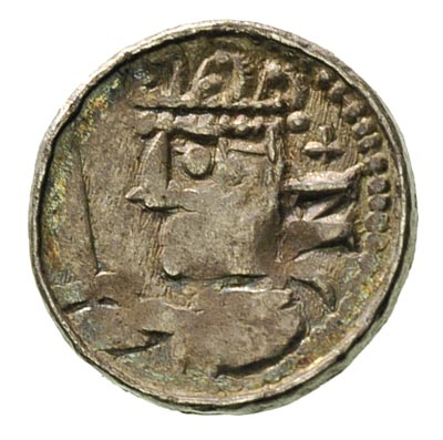 Bolesław Śmiały 1058-1080, denar, typ królewski,
