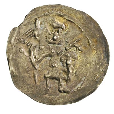 Bolesław Kędzierzawy 1146-1173, denar, Aw: Rycer
