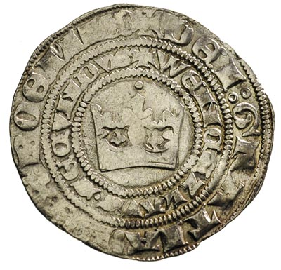 Wacław II- jako król Polski 1300-1305, grosz pra