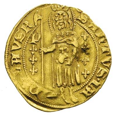 Ludwik Węgierski 1342-1370-1382, goldgulden, Aw: