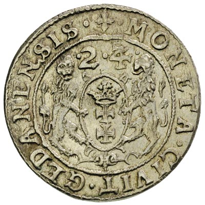 ort 1624/3, Gdańsk, odmiana napisu SIGIS . III .