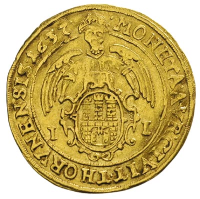 dukat 1637, Toruń, Aw: Popiersie króla w prawo i