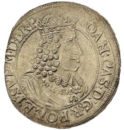 ort 1655, Toruń, T.2, charakterystyczna moneta wybita zniszczonym stemplem