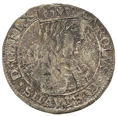 szóstak 1658, Elbląg, okupacja szwedzka, popiersie Karola Gustawa, Pfau 483, Ahlström 60 R, rzadki, ciemna patyna