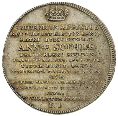 gulden okolicznościowy (2/3 talara) 1717, Drezno