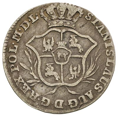 2 grosze srebrne (półzłotek) 1769, Warszawa, wie