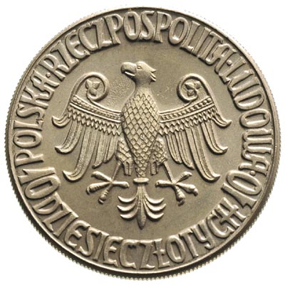 10 złotych 1964, Warszawa, Kazimierz Wielki, bez