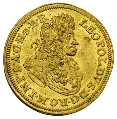 dukat 1690 SHS, Wrocław, złoto 3.44 g, F.u.S. 56
