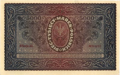 5.000 marek polskich 7.02.1920, II Serja AL, Mił