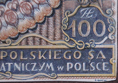 próbne wydruki banknotów polskich z pracowni pro