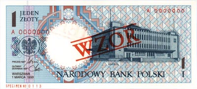 zestaw banknotów 1.03.1990 z serii \miasta polsk