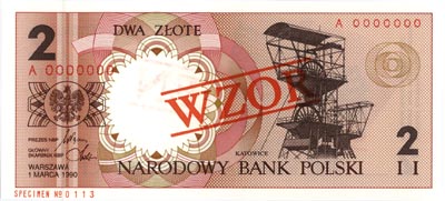 zestaw banknotów 1.03.1990 z serii \miasta polsk