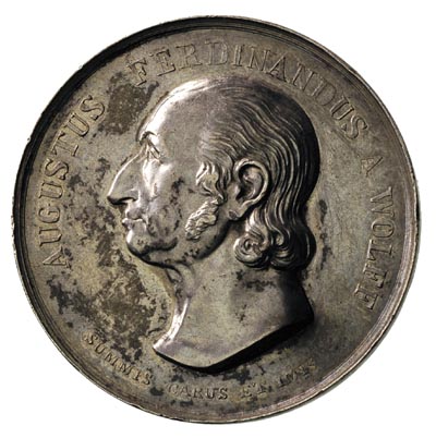 August Ferdynand Wolff, medal autorstwa F. Hoeck