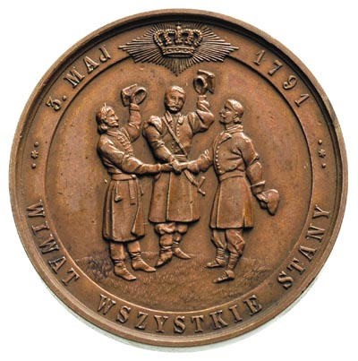 medal na 100-lecie Konstytucji 3 Maja 1891, Aw: 