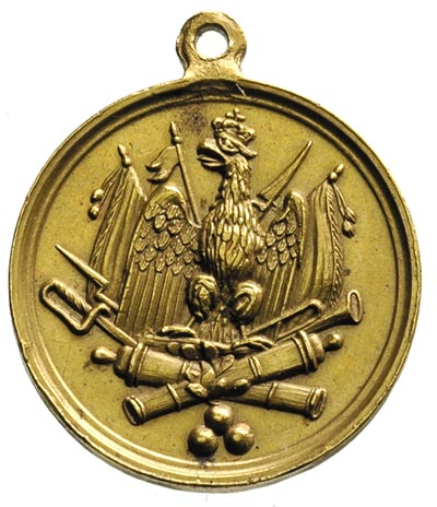 medalik pamiątkowy z Krakowa, Aw: Tarcza dwupolo