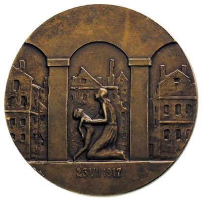 medal na pamiątkę obrony Stanisławowa autorstwa 