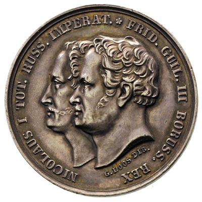Mikołaj I 1825-1855, medal autorstwa L. Helda wy