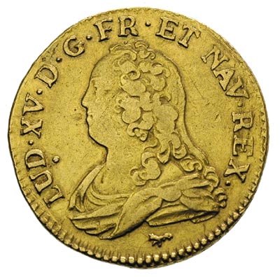 Ludwik XV 1715-1774, louis d’or 1726 A, Paryż, złoto 8.07 g, Fr. 461, Gadoury 340