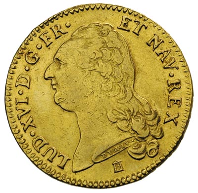 Ludwik XVI 1774-1793, podwójny louis d’or 1786 K, Bordeaux, złoto 15.19 g, Fr. 474, Gadoury 363