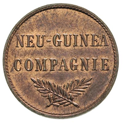 1 fenig 1894 A, Berlin, J. 701, rzadki i bardzo ładnie zachowany