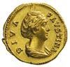 Faustyna I Starsza- żona Antoninusa Piusa, aureus 141, Rzym, Aw: Popiersie cesarzowej w prawo, Rw:..