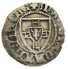 Konrad von Jungingen 1393-1407, szeląg, Aw: Tarcza wielkiego mistrza i napis w otoku, Rw: Tarcza z..