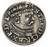 trojak 1586, Ryga, odmiana z dużą głową króla, Iger R.86.1.a, Gerbaszewski 18, ciemna patyna
