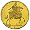 dukat koronacyjny 1697, Drezno, Aw: Król na koniu, Rw: Napisy, złoto 3.46 g, H-Cz. 2587 R, Merseb...