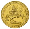 dukat wikariacki 1742, Drezno, Aw: Król na koniu, Rw: Tron, złoto 3.48 g, Merseb. 1700, Fr. 2865