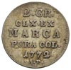 2 grosze srebrne (półzłotek) 1772, Warszawa, litery AP, Plage 257