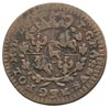 grosz 1765, Kraków, litery V.G. pod monogramem, Plage 39, moneta ze zbioru Soubise-Bisier’a