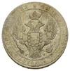 1 1/2 rubla = 10 złotych 1833, Petersburg, szeroka korona nad orłem, Plage 313, Bitkin 1083