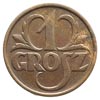 1 grosz 1930, Warszawa, Parchimowicz 101.e, rzadki rocznik, patyna