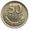 50 groszy 1949, Warszawa, miedzionikiel 5.03 g, wklęsły napis PRÓBA, Parchimowicz -