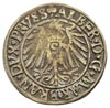 grosz 1541, Królewiec, rzadsza odmiana z krótszą brodą, Bahr. 1179, Neumann 45, patyna